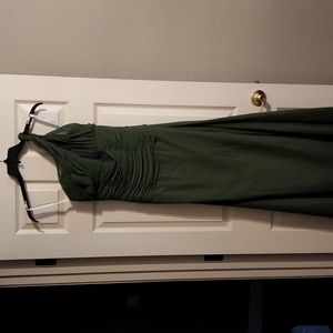 Jordan Hunter Green Bridesmaid Dress